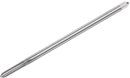 uxcell Metrischer Gewindebohrer M6 x 1 H2, 150 mm, extra lang, gerade, Nut, Gewindebohrer, Gewindebohrer, Reparaturwerkzeug