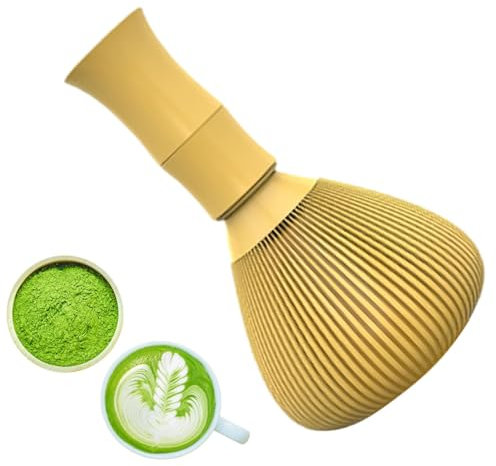 Fouet à matcha amovible - Fouet à thé amovible - Fouet à matcha réutilisable - Fouet en bambou naturel - Outil pour remuer le thé et le matcha