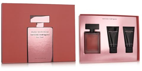 Narciso Rodriguez for her Musc Noir Rose EDP 50ML+BL 50ML + SG 50ML