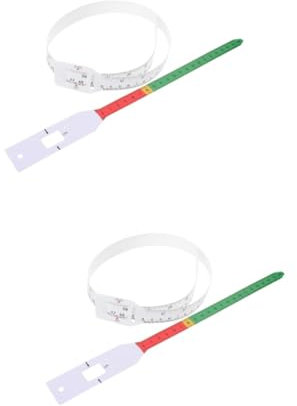 UKCOCO 2sets Flessometro Per Misuratore Circonferenza Braccio e Testa Strumento Di Misurazione Portatile Per Confezione Da Misurazioni Precise e Affidabili
