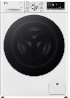 LG F4WR7011 Waschmaschine, Klasse A-10%, 11 kg Kapazität, 1350 U./Min., AIDD, Weiß