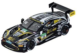 Carrera Evolution 20027805 Aston Martin Vantage AMR GT3 Evo Walkenhorst Motorsport, No.34 I 1:32 Scale Slot Car I With Working Front & Rear Lights I Suitable For Ages 8 Years+