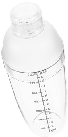 FUNNETOYU Shaker Cocktail Trasparente Con Scala Graduata Misurino Anti-perdite Per Bar e Casa Mixer Cocktail Latte Vino e Tea