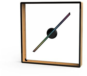 Proyector holográfico 3D de 17,7 pulgadas y 45 cm con cubierta, luz LED con logotipo publicitario, reproductor de lámpara holográfica for fiestas, soporte for publicidad, imágenes y vídeo Exhibición p