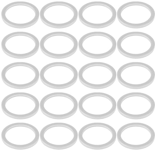 eMagTech 100 St¨¹ck Aluminium-Dichtungsringe 14x18x1,5 Mm DIN 7603 f¨¹r Wasserhahn Rohr Schlauch Bolzen Ventil