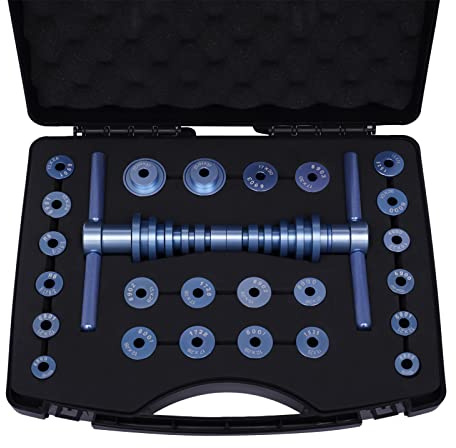 Duoruameng Kit de pressage pour roulement à cycles - Outil de pressage pour roulement de vélo - Moyeu / roulement de roue - Outil d'installation avec boîte de rangement