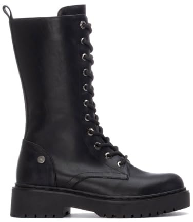 REFRESH - Bota Mujer Negro - Calzado Cómodo y Versátil - Moda casual - Modelo 17308201 (Talla 38)