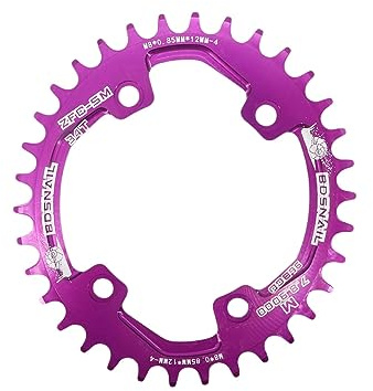 TANGSIYANG Kettenblatt 96BCD Ovales Kettenblatt 32T 34T 36T 38T Radfahren MTB Fahrrad Kettenblatt Zahnplatte 96 BCD