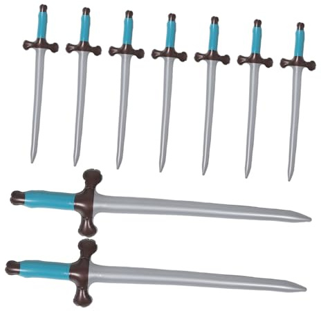 GALPADA 9pièces Pirates Gonflables Jouets De Combat pour Garçon Fille Fêtes Piscine Costume Lot de Souples Sécurité