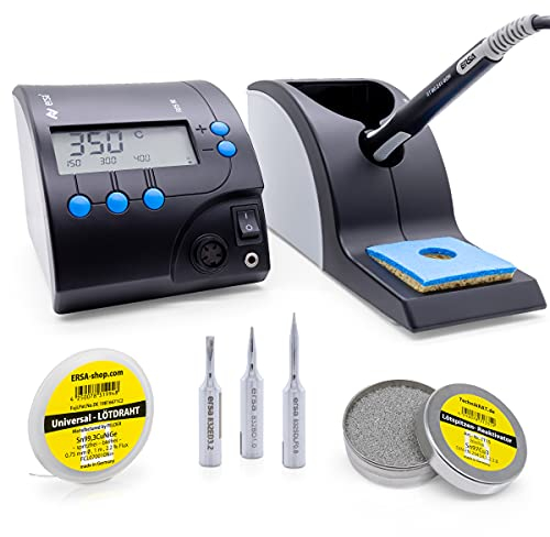 ERSA RDS80 Station de soudage à réglage électronique 80 W Kit de démarrage 6 pièces