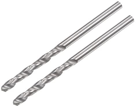 sourcing map 2 Stück VHM Bohrer Spiralbohrer Hochleistungsbohrer Ultrahart 2.2 mm C2/K20