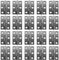 QILUCKY Lot de 20 charnières pliables à 180 ° en acier inoxydable pour piano 20 mm avec 6 trous de montage