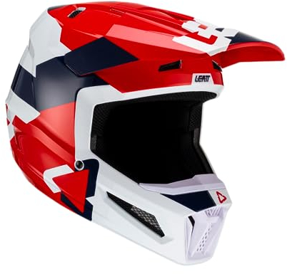 Leatt Motocross-Helm Moto 2.5 V23 Rot Gr. XL