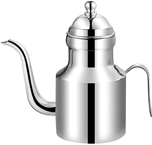 Cabilock Küche Edelstahl Öl Container Öl Spender Fett Dosen für Hause Edelstahl für Kochen