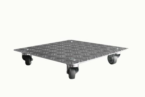 Pflanzenroller Riffel Quintett 3/4,5 Quadrat-200 bis 200kg Blumenroller Indoor/Outdoor (AluGripV200-3/4,5-600x600)