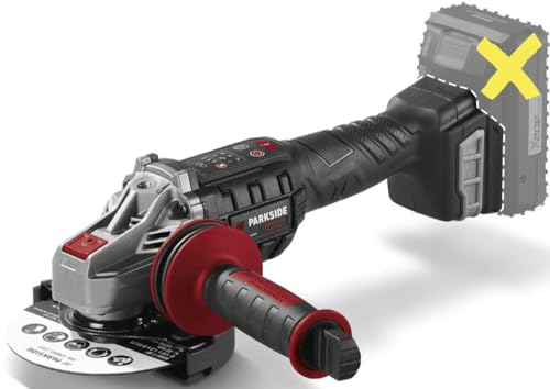 PSIDE® Bundle - PARKSIDE PERFORMANCE® 20V Akku Winkelschleifer 20-Li F6 (ohne Akku) +PSIDE® Schlüsselanhänger