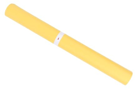 Transparentpapierrolle, Transparentes Schnittmusterpapier für Designzeichnungen, 18 Zoll Breites, Schneidbares Papier, Kanariengelb (23 Meter / 75,46 Fuß)