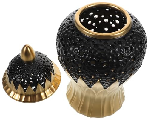 Alipis Adornos De Cerámica Para Cocina Tarro Con Tapa Para Decoración De Hogar