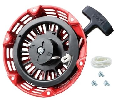 JWRMZX Gruppo di avviamento a Strappo Adatto for Motori GX200 GX160 con avviamento a Strappo da 5,5 a 6,5 ​​CV con nottolino a Barra Curva 28400-Z4M-306ZB 27400-Z1