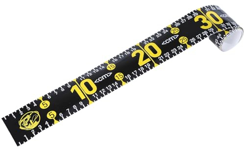 Selbstklebendes Fischlineal, 130 cm, Fischmaßband, Aufkleberband für Boote, Kajak, Angeln, Fischmessgerät, Angellineal