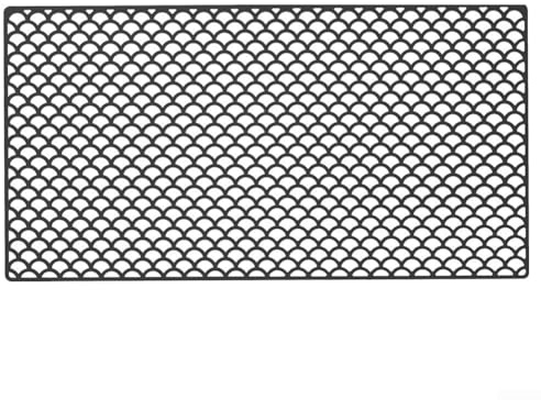 Eawfgtuw Tappetino protettivo per lavello in silicone, grande, 70 x 40 cm, antiscivolo, con fori di scarico, resistente al calore, per piatti e pentole (nero)