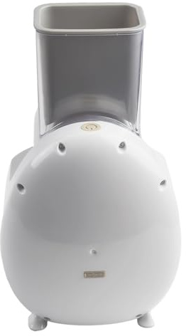 Lawnoval Cortador eléctrico giratorio de verduras 3 en 1 con cuchillas intercambiables, cortador automático y picador para frutas, verduras y queso, diseño compacto ABS en blanco y verde