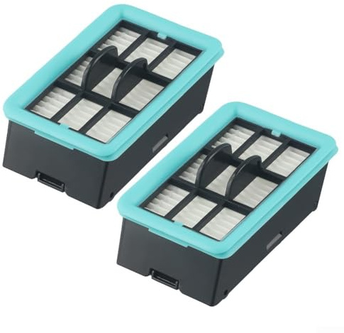 Feeshoppher Bodenschrubber Hauptrollenbürste und Filter Ersatzset für Modelle 4157 4111A 4109 4088 inkl. waschbaren wiederverwendbaren Bürsten und Filtern mit Reinigungsbürste Easy to (B)