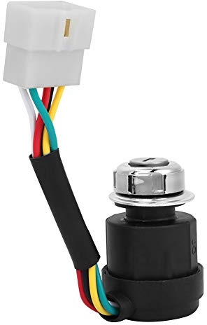 Zerodis Autres Accessoires d'outils H Remplacement de Haute qualité pour Motoculteur de Moteur avec 2 Clés, Installation Facile pour un Démarrage Efficace Interrupteur à clé d'allumage 178F,