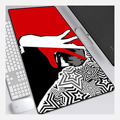 IGIRC Goddess Persona 900X400Mm Tapis De Souris, Étendu XXL Grand Tapis De Souris De Jeu Professionnel avec Base De 3Mm D'Épaisseur, pour Ordinateurs Portables, Pc, F