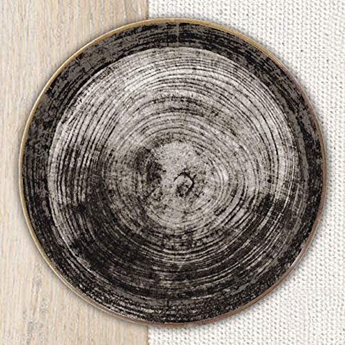 Assiettes à pizza Black Round - D 31 cm x 6