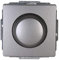 Kopp Venedig platin, Druck-Wechsel-Schalter, Kombigerät, LED-Dimmer, für Glüh-Lampen, 230V Halogenlampen, Phasenanschnitt, 847643084