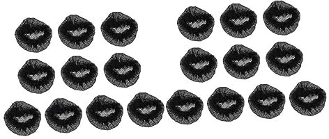 FRCOLOR 20 Stk Mesh-haarnetzbeutel Brötchenhalter Snood Elastische Haarnetze Für Damen Tanzendes Haarnetz Haarnetze Für Tänzer Damen-dutt-netz Ballett Stoff Fräulein Haarring Gittergewebe