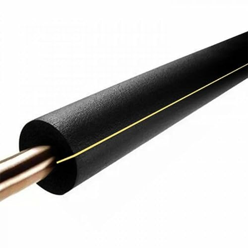 Rori Isolamento per tubi autoadesivo, lunghezza 2 m, spessore 9 mm, diametro 51 mm, in gommapiuma, isolante per tubi esterni, isolamento per riscaldamento e sanitari