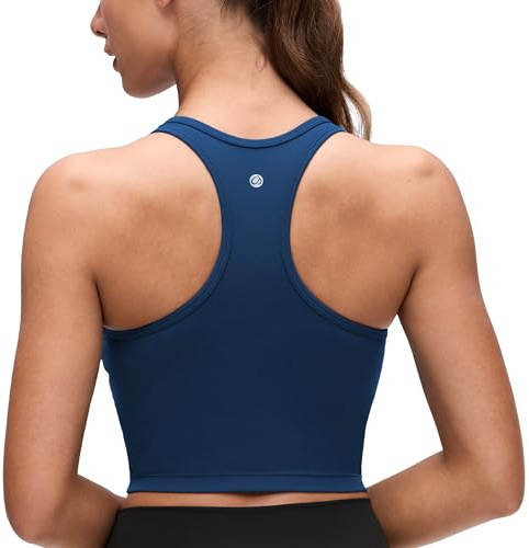 CRZ YOGA Butterluxe Canotta Corta Racerback Nave Francese L