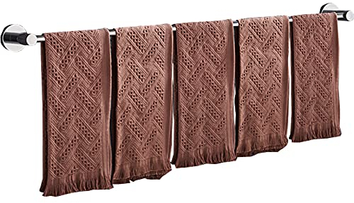 Großer Handtuchhalter – 30–120 Cm, Handtuchstange Aus Edelstahl Mit Polierter Silberoberfläche, An Der Wand Montierter Einzelner Handtuchhalter Für Badezimmer Oder Küche/60 cm/100Cm