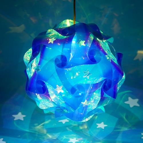 St Martin Laterne Bastelset, Laternenstab Kinder Led, Tragbare Laterne für Kinder, Martinslaterne mit Laternenstab, Multicolor Laternen Bastelset, für Martinsumzug, Weihnachten, Halloween, Geburtstag