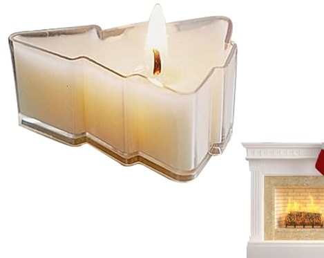 Velas de árbol de Navidad, velas perfumadas de Navidad | Velas en forma de árbol Velas de Navidad | Decoración del hogar compacta para velas de té para interiores y exteriores