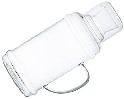 Cabilock Jarra de Agua de Vidrio Resistente al Calor Tapa que Funciona como Vaso Capacidad 1100ml Adecuado Hogar Recibir Invitados en Fiestas