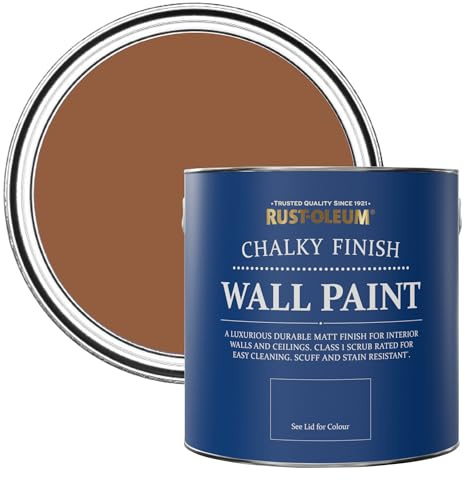 Rust-Oleum Wall and Ceiling Paint in a Chalky Matt Finish - Terracotta 2.5L