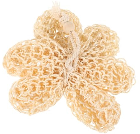 Beaupretty Bola Exfoliante de Sisal para Ducha Espuma Cómoda y Exfoliación Eficaz, Esponja Natural para Baño y Cuidado Corporal de Adultos, Diseño Simple y Duradero
