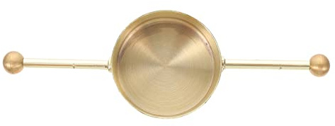 Luxshiny Stainless Steel Cocktail Double Jigger Gold Plating, 2 Ounce Wine Measuring Cup for Bar and Ktv, Precise Syrup and Whiskey Measuring Device for Professional Bartenders