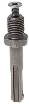 SDS Plus Bohrfutter-Adapter, 12 mm Gewindedurchmesser, runder Schaft, Grau