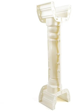 Molde de barandilla de plástico de 89 cm con columna romana para jardín, balcón, yeso, hormigón, barandilla de hormigón, molde para barandilla de cemento, barandilla de hormigón