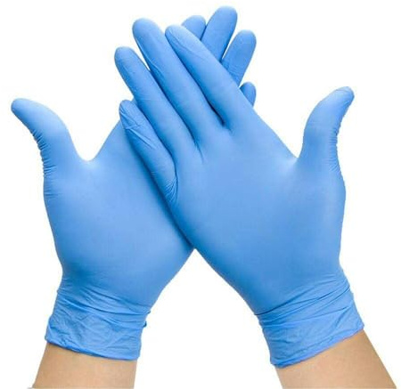 Heavy Duty Blue Latex Gloves 100 Pack – Durable Disposable Gloves for DIY Projects, Cleaning, Painting, Gardening, Food Handling, Mechanics, and Workshop Protection – Comfortable, Non-Slip Fit