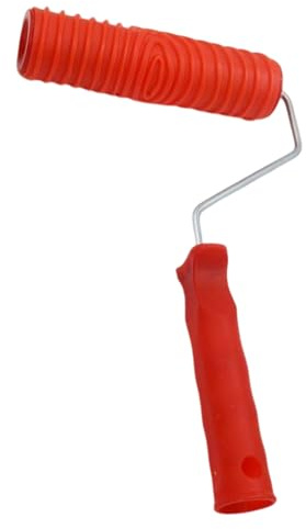 Rodillo de textura de madera de goma con patrón realista, herramienta de pintura en relieve para arte de pared fácil y decoración del hogar, herramienta de pintura de pared