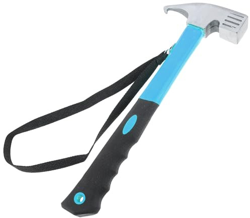 Homoyoyo Martello per Picchetti Tende da Campeggio in Acciaio al Carbonio Manico Ergonomico Multifunzione con Apribottiglie Integrato Leggero e Portatile per Outdoor Escursionismo e Te
