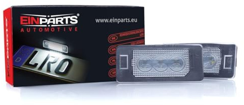 EinParts Kennzeichenbeleuchtung EP101OE Canbus 6000K für A1 A4 B8 FL A5 FL A6 C7 A7 RS5 FL TT 8J FL Q5 FL Alhambra Ibiza IV Fabia III Octavia III Rapid Amarok Golf Plus Golf VI Jetta VI Passat