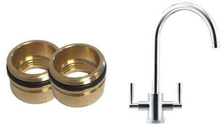 Franke Olympus Tap Bushes SP3561 1427R, Compatible with Tap Cartridge, Tap Valve and Mixer Tap Cartridge Replacement Systems