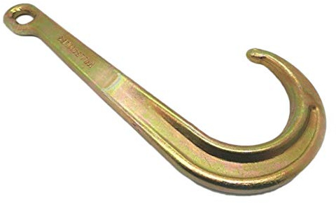 Ostacolo auto Gancio per rimorchio Gancio per catena da appendere tipo J Accessori del gancio del rimorchio della catena di trasporto della corda del carrello della fune del freno 5T Truck Hook Up