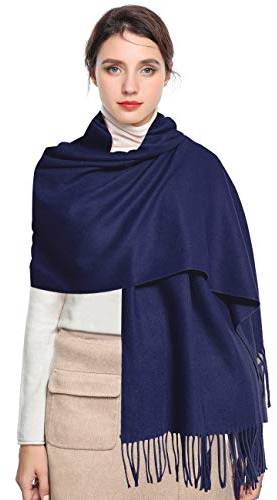 Arctic Penguin Pashmina Schal Frauen Winterschal Warm Wrap Hochzeit Männer Damen Schals 78,5 x 27,5 （Marine）